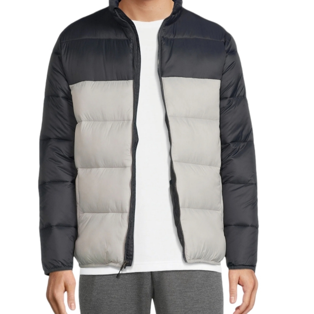 Swiss Tech Men's and Big Men's GREY Puffer Jacket XL 46-48 Cozy‎ Cold Weather